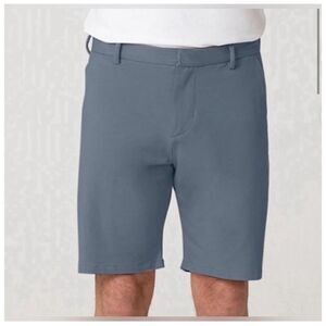 Swet Tailor Bluish Gray Mens Flat Front Comfortable Shorts Size 28